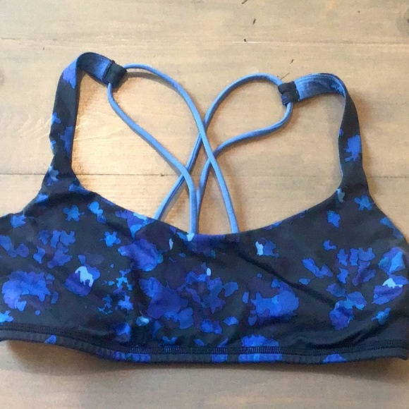 LULULEMON FREE TO BE BLUE SPORTS BRA - Picture 2 of 11
